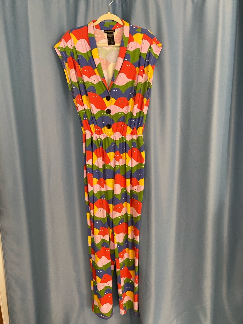 NOOWORKS Magic suit “Rainbow Lumps” pattern, sz 2X, 16/18